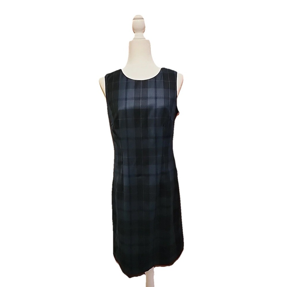 LL Bean Jumper Dress Size 6 Green Tartan Plaid‎ Preppy Old Money School Girl
